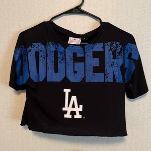 LA Dodgers Crop-Top